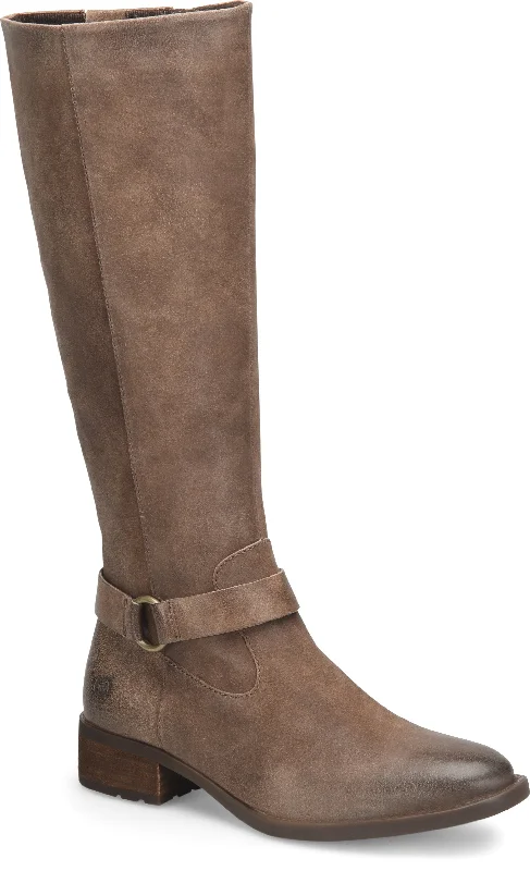 Born Saddler Tall Boot Taupe Women's