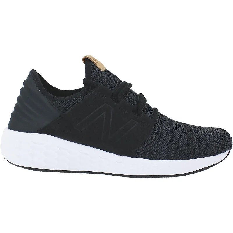 Men's New Balance MCRUZKB2 Fresh Foam Cruz Running Shoes Black/Magnet Mesh Victorian - Era Boot Style Men's New Balance MCRUZKB2 Fresh Foam Cruz Running Shoes Black/Magnet Mesh Victorian - Era Boot Style