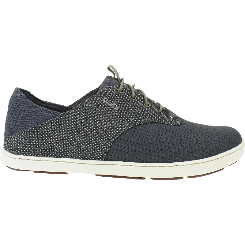 Men's OluKai Nohea Moku Charcoal/Clay Mesh