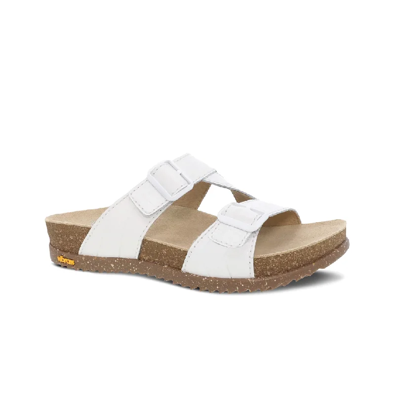 Women's Dansko Dayna Color: White Croc Sandal