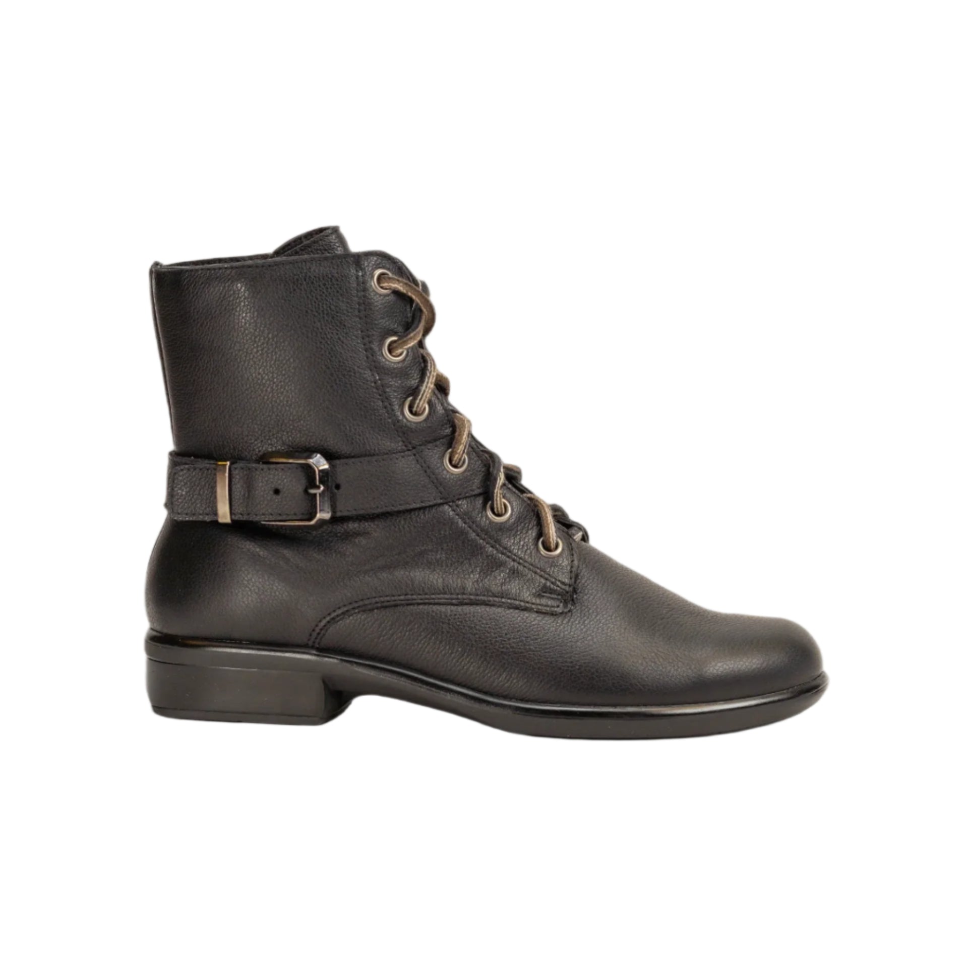 Alize Black Lace Up Boot