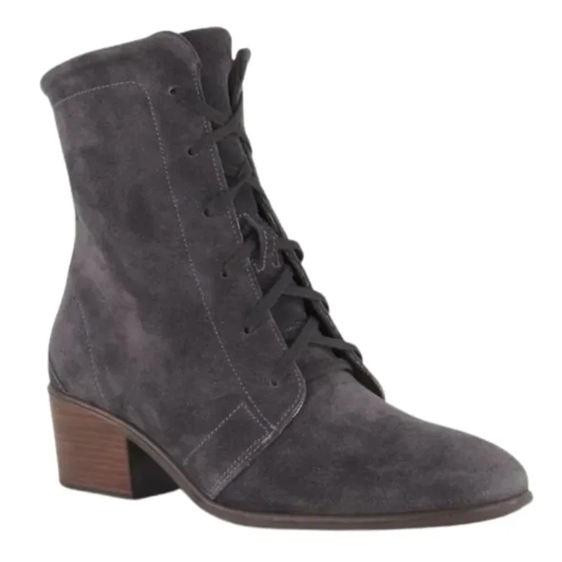 Women's Naot Majesty - Charcoal Soft Suede