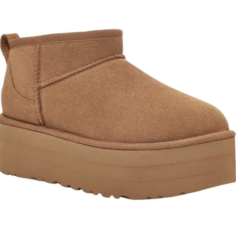 Women’s UGG Classic Ultra Mini Platform – Chestnut