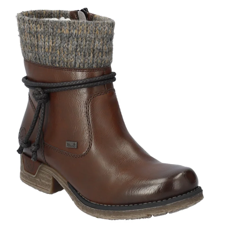 Women’s Rieker Fee 88 Boot – Brown/Graphit