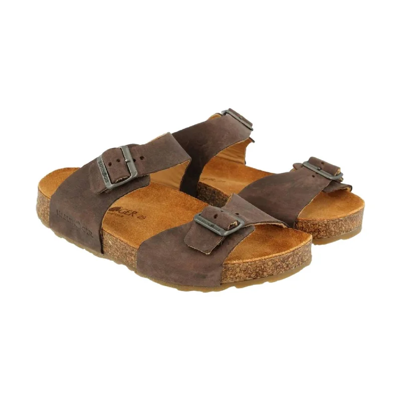 Haflinger Women's Andrea Sandal - Brown Chocolate