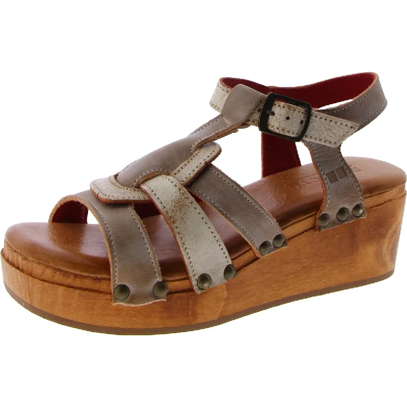 Bed Stu Womens Fabiola Wedges Leather Wedge Sandals