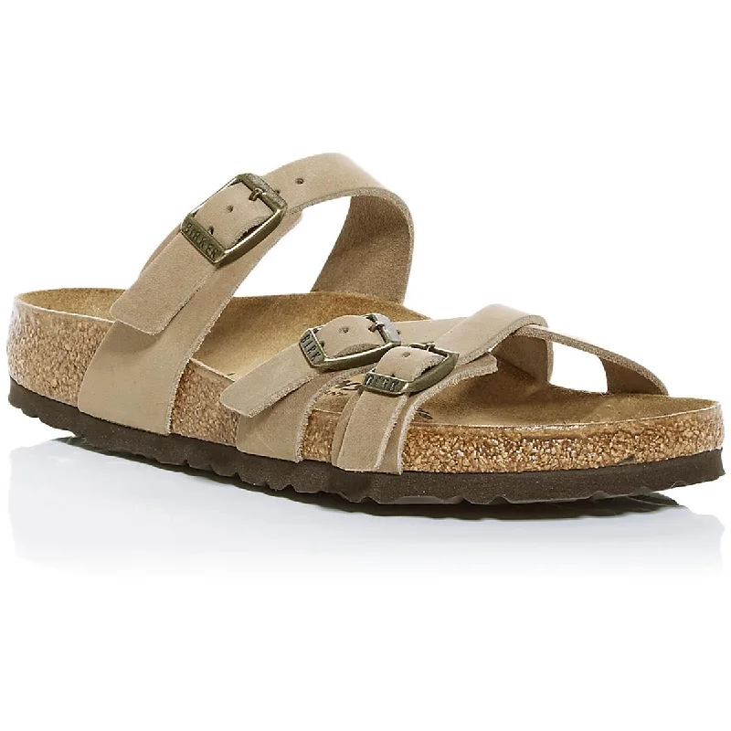 Birkenstock Womens Franca Footbed Buckle Slide Sandals