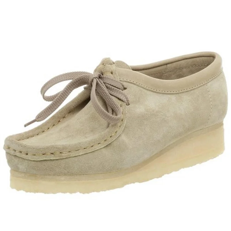 Clarks Womens Wallabee Suede Moccasins