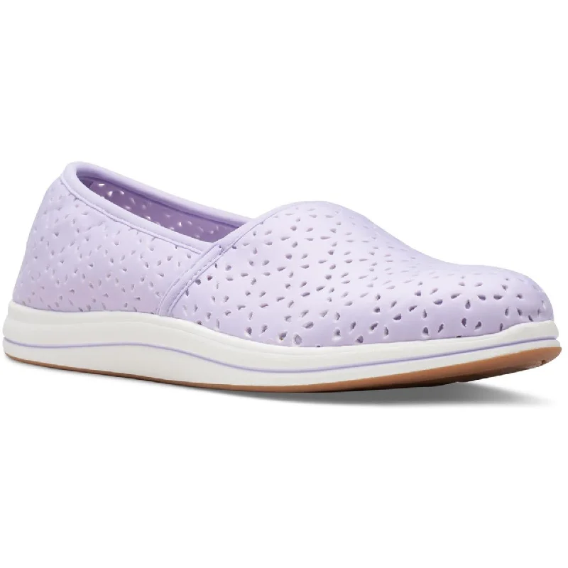 Cloudsteppers by Clarks Womens Breeze Emily Perforated Casual Slip-On Sneakers