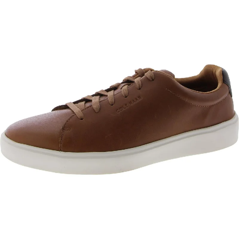 Cole Haan Mens Faux Leather Solid Casual And Fashion Sneakers