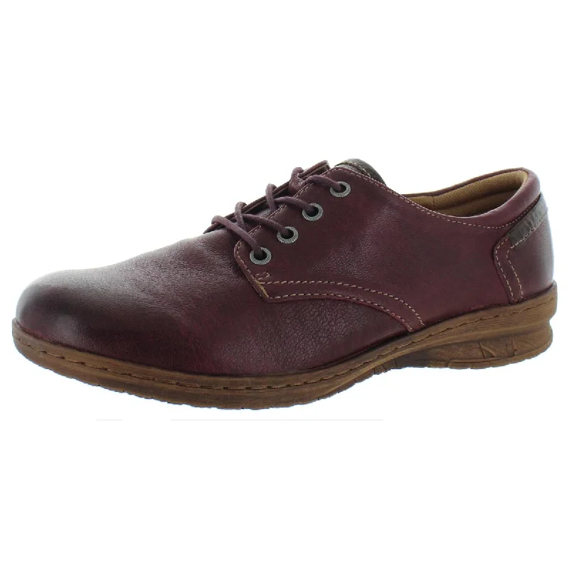 Comfortiva Womens Fielding Leather Lace Up Oxfords