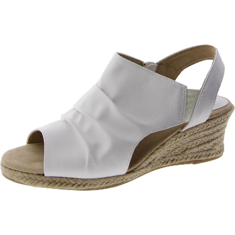 Easy Street Womens Sling Back Wedge Wedge Sandals