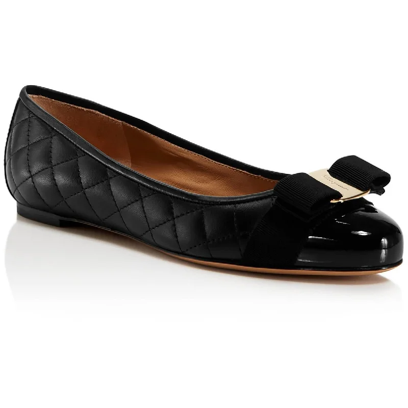 Ferragamo Womens Slip On Flats Ballet Flats