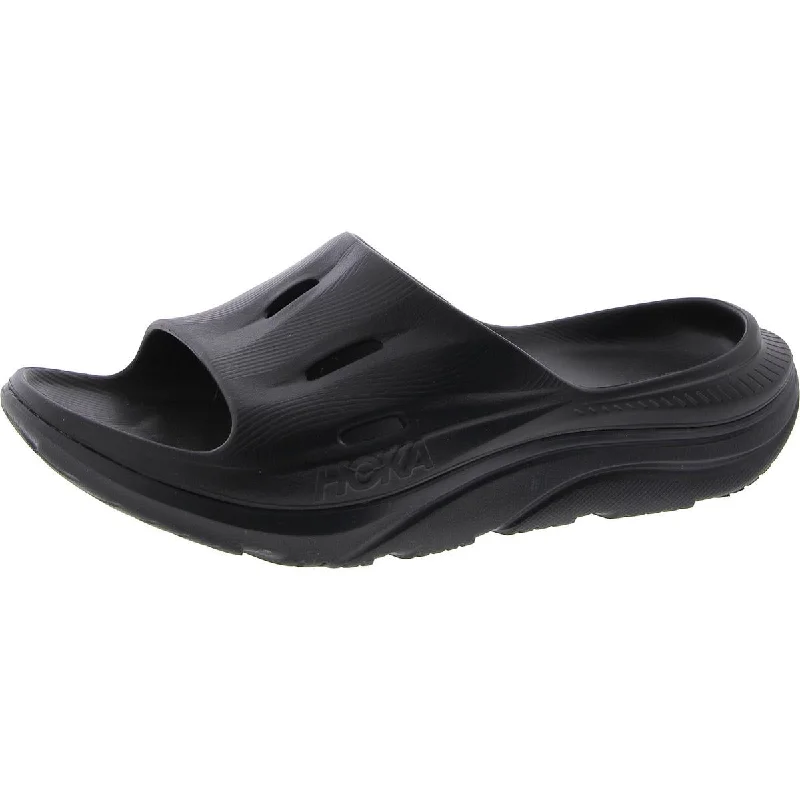 Hoka One One Mens Cushioned Footbed Slip-On Pool Slides