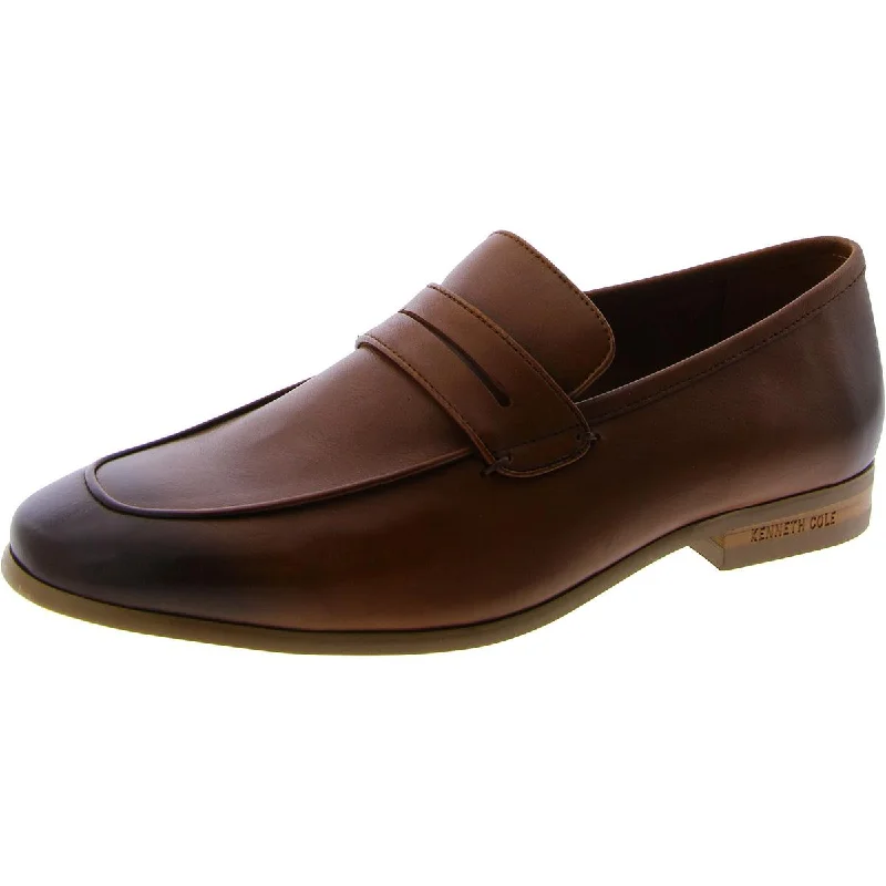 Kenneth Cole New York Mens Leather Flat Loafers