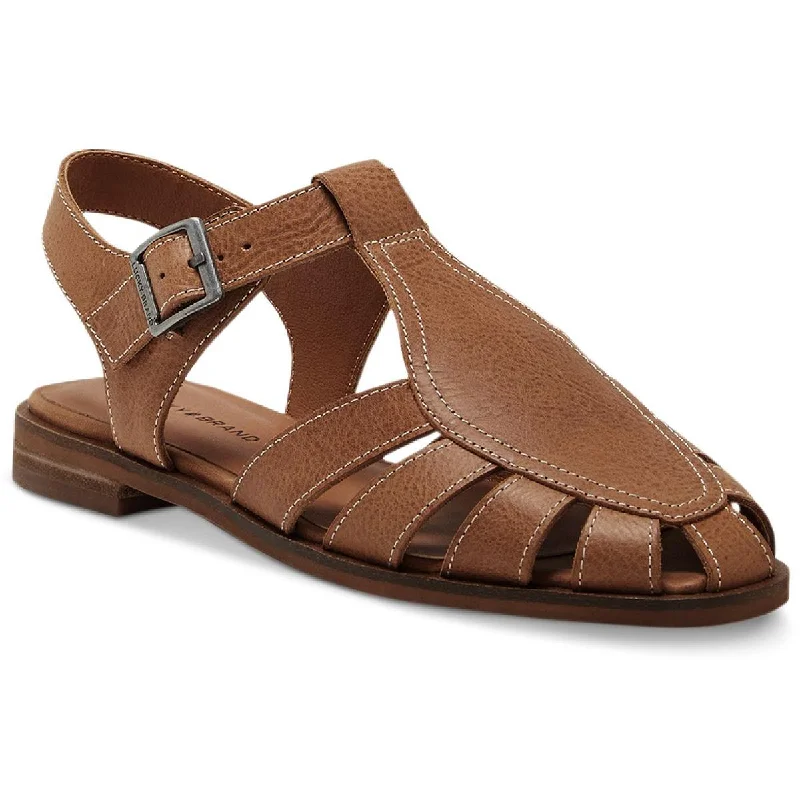 Lucky Brand Womens Dallila Leather Slingback Fisherman Sandals