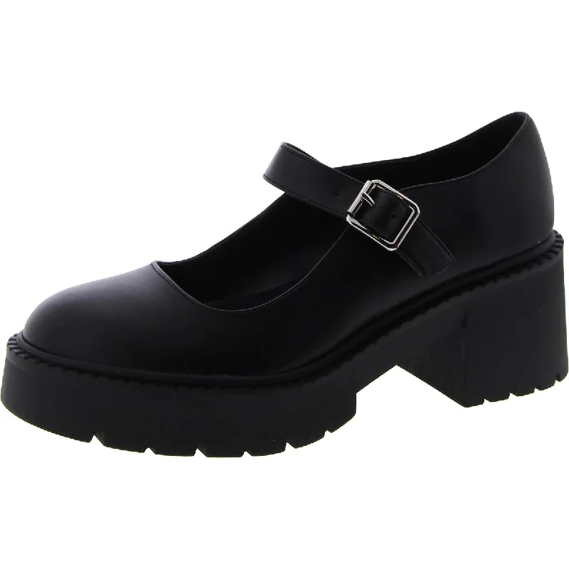 Madden Girl Womens THUNDER Faux Leather Round toe Mary Janes