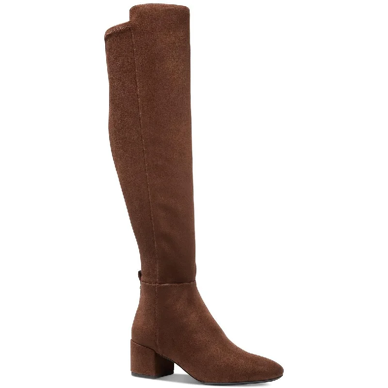 MICHAEL Michael Kors Womens Faux Suede Tall Over-The-Knee Boots