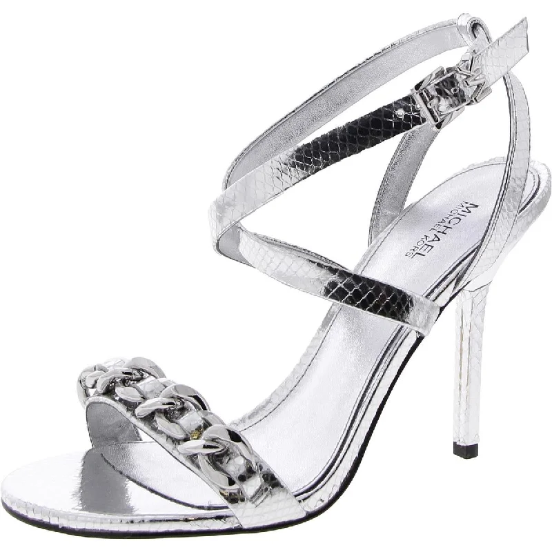 MICHAEL Michael Kors Womens Leather Sandals Heels