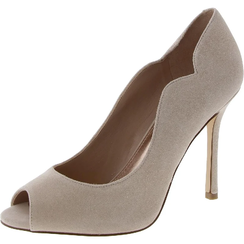 Nine West Womens Suede Sandal Heels