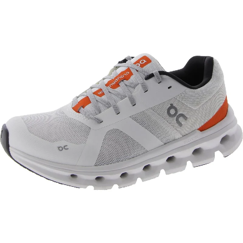 On Mens Cloudrunner Knit Fitness Running & Training Shoes