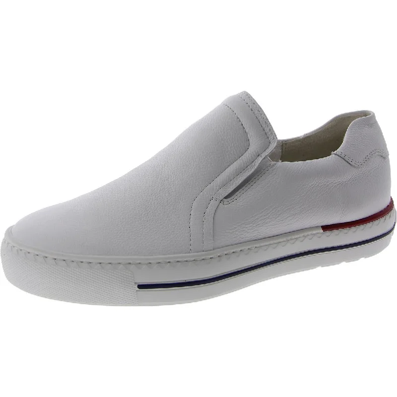 Paul Green Womens Leather Slip On Slip-On Sneakers