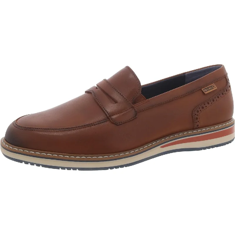 Pikolinos Mens AVILA Leather Slip on Loafers