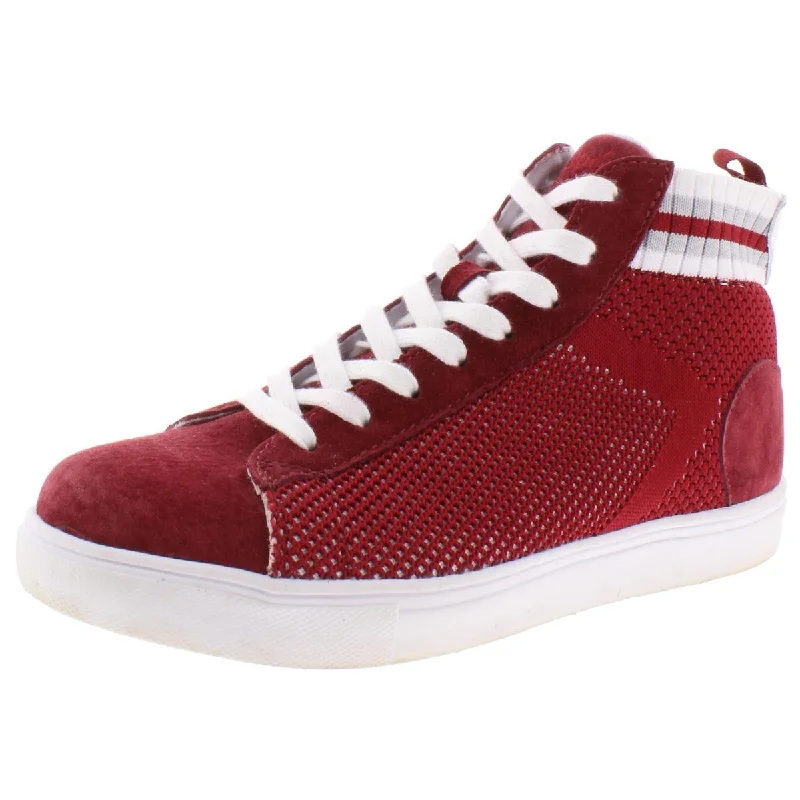 Propet Womens Nova Faux Suede High Top Fashion Sneakers