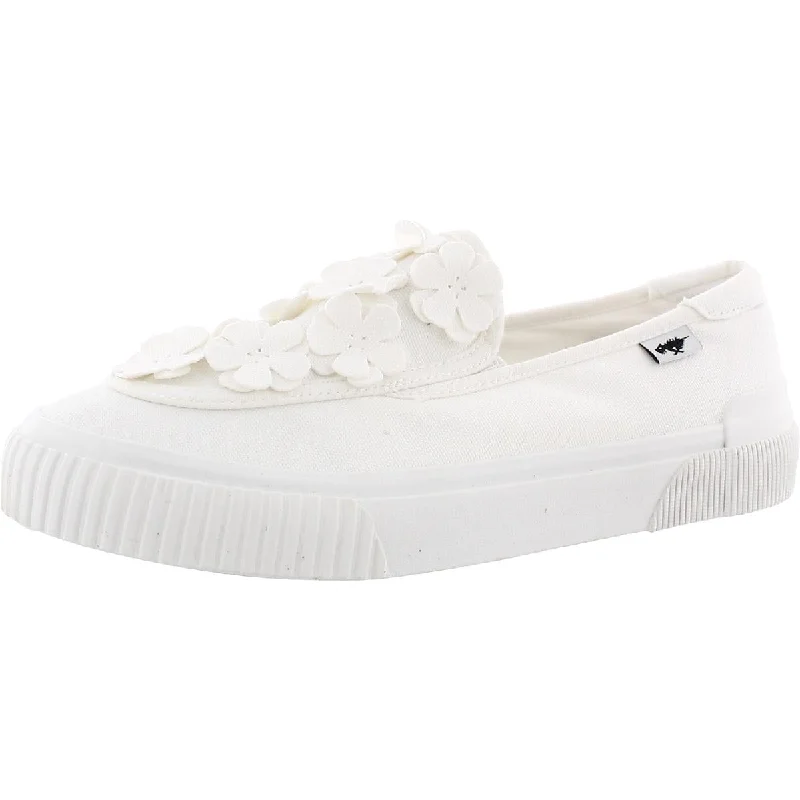 Rocket Dog Womens Elan Blossom Canvas Slip On Slip-On Sneakers