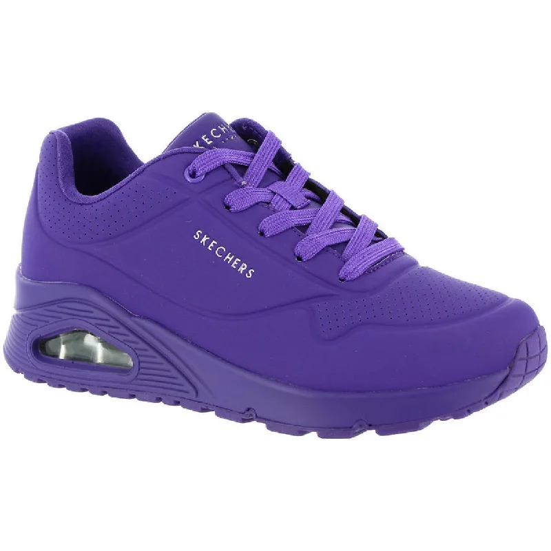 Skechers Womens Uno-Night Shades Memory Foam Lifestyle Sneakers