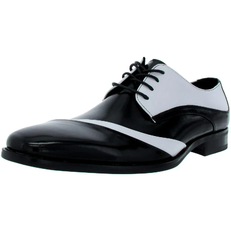 Stacy Adams Mens Talmadge Leather Colorblock Oxfords