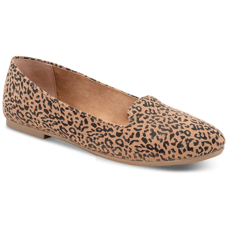 Style & Co. Womens Alysonn Faux Suede Flat Ballet Flats