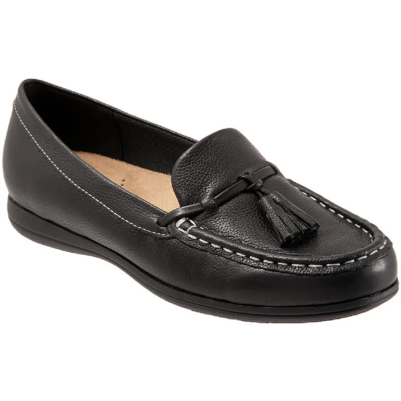 Trotters Womens Dawson Tassel Moccasin Loafers