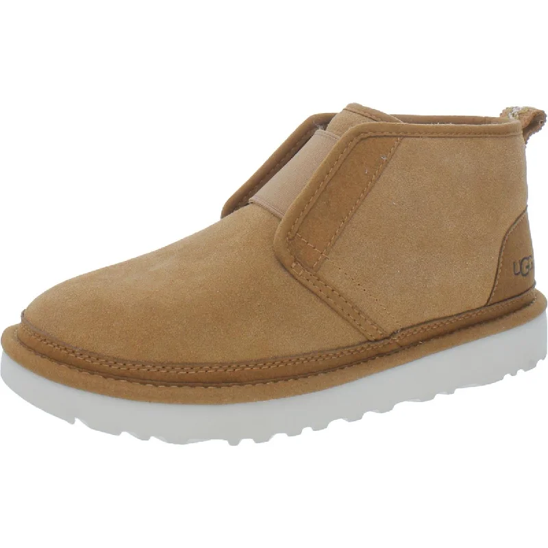 Ugg Mens Neumel Flex Suede Slip-On Ankle Boots