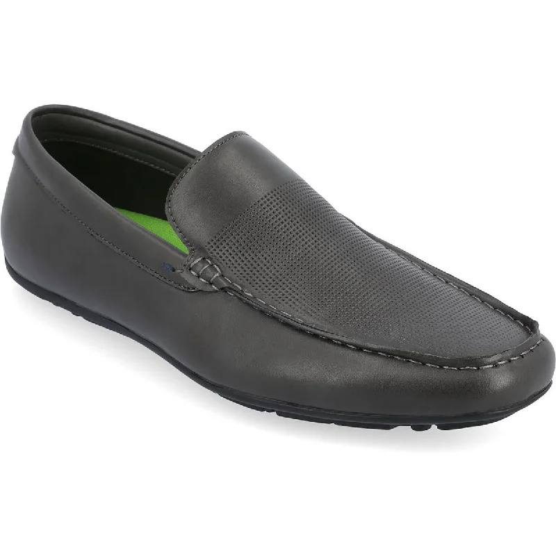 Vance Co. Mens Mitch Faux Leather Driving Loafers