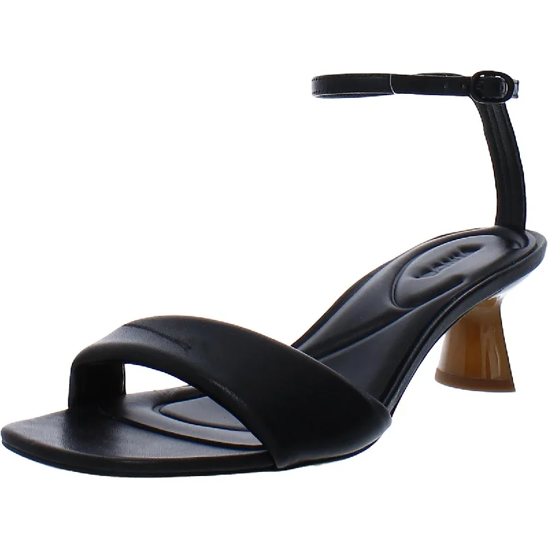 Vince Womens Prue Buckle Ankle Strap Heels