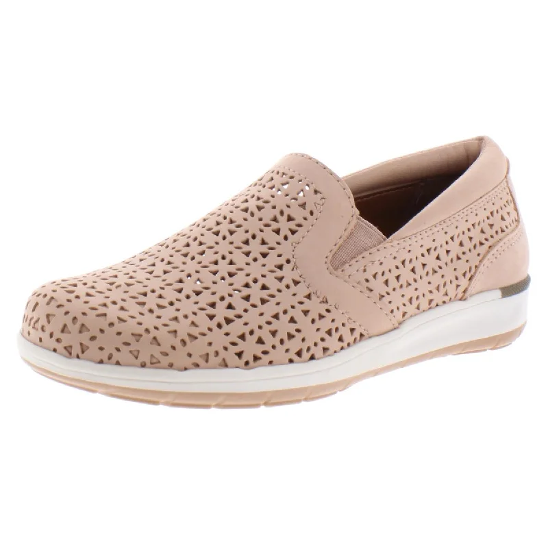 Walking Cradles Womens Orleans Leather Perforated Flats