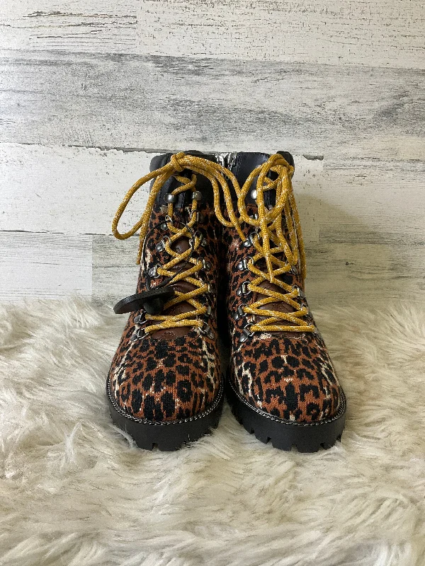 Boots Combat By Coach In Animal Print, Size: 8