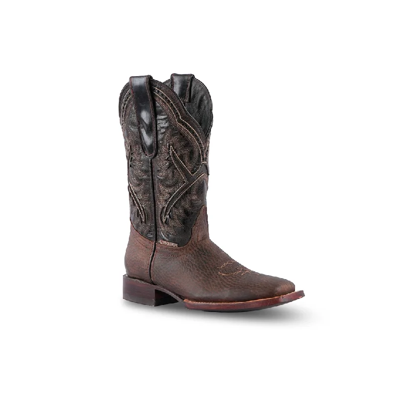 Texas Country Kids Boots Cheyenne Choco E29 Square Toe