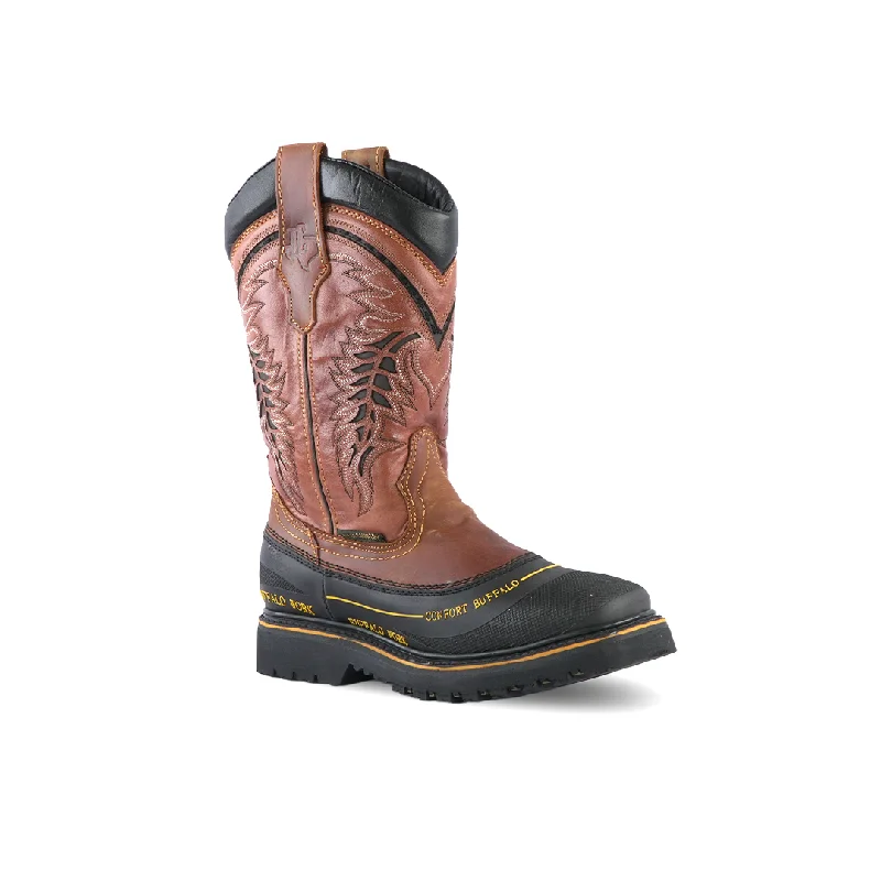 Texas Country Work Boot Crazy Miel 6048