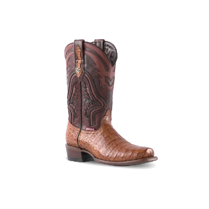 Texas Country Exotic Boot Panza Caiman Belly Camell LN101