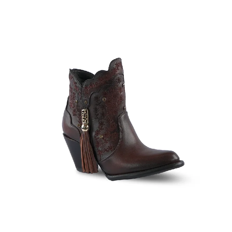 Platino Texas Country Womens Boot Peli Choco Brosh Ximena