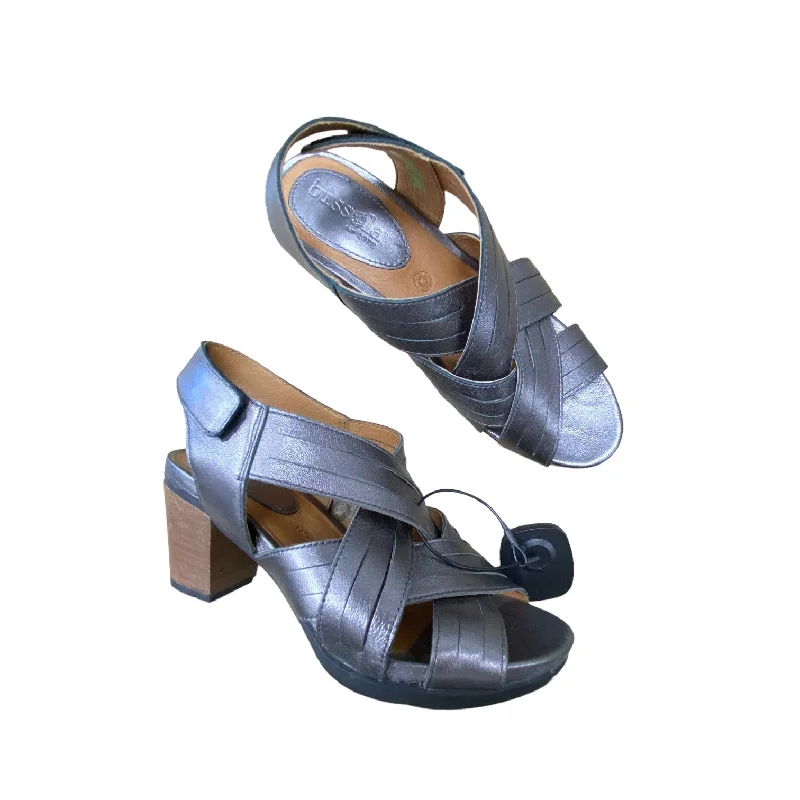 Sandals Heels Block By Bussola  Size: 7.5