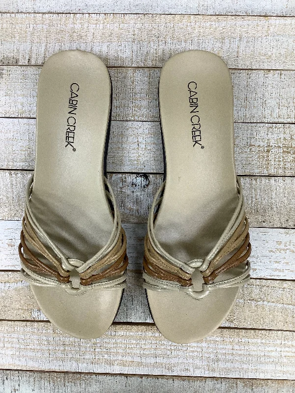 Sandals Heels Wedge By Cabin Creek  Size: 8.5