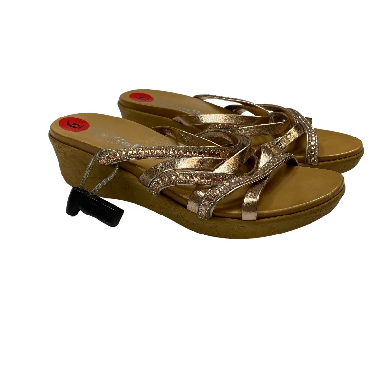 Sandals Heels Wedge By Cme  Size: 6