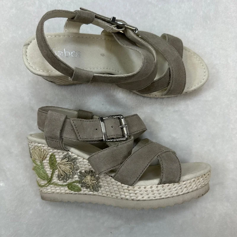 Sandals Heels Wedge By Gabor  Size: 6