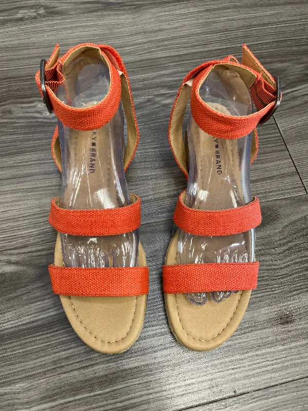 Sandals Heels Wedge By Lucky Brand  Size: 8.5