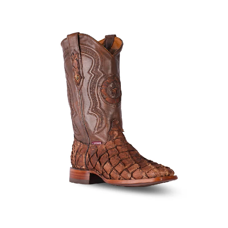 Texas Country Exotic Boot Pez Cafe Matte PZ60 H-501