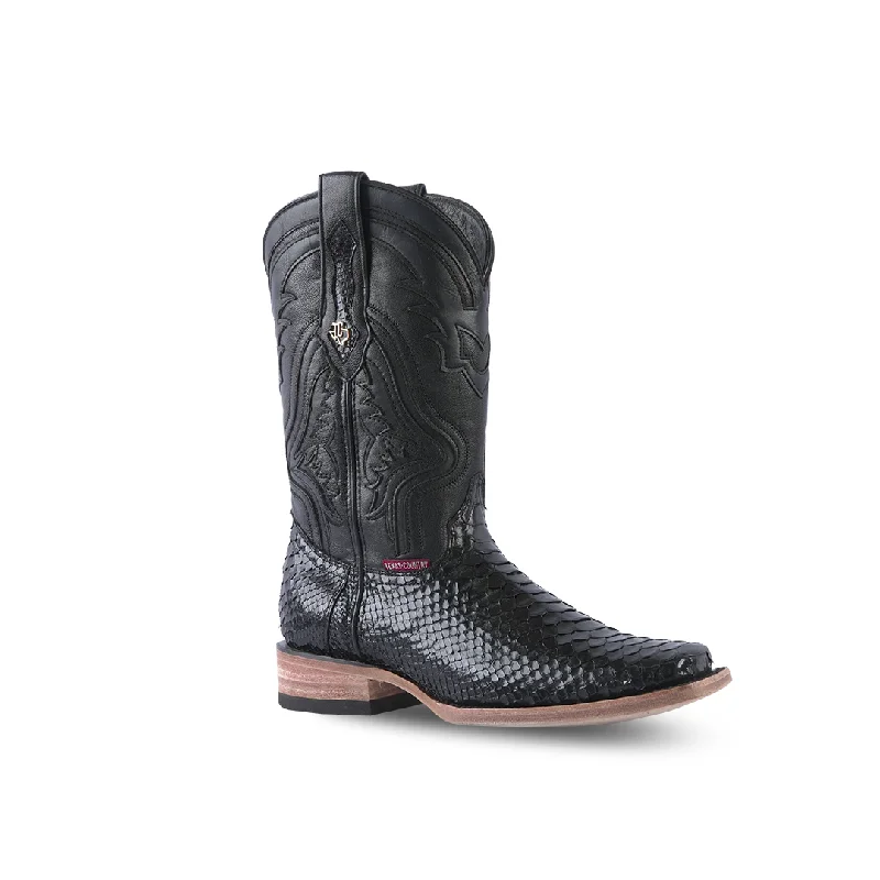 Texas Country Exotic Boot Python Black PN100