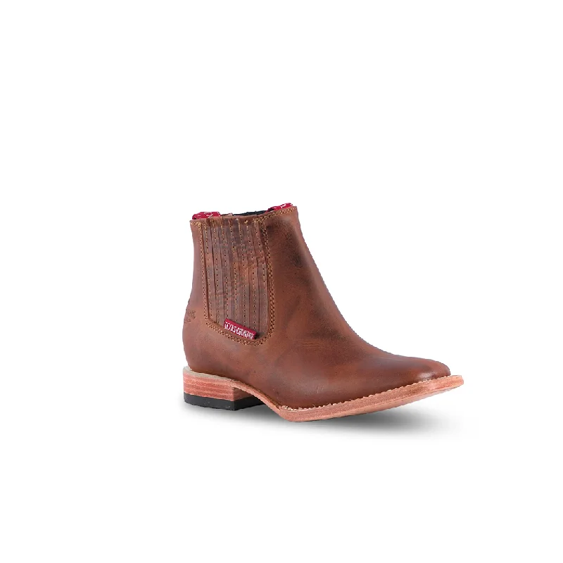 Texas Country Kids Chelsea Boots Avejentado Miel E1200